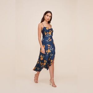 ASTR Gaia Midi Floral Dress